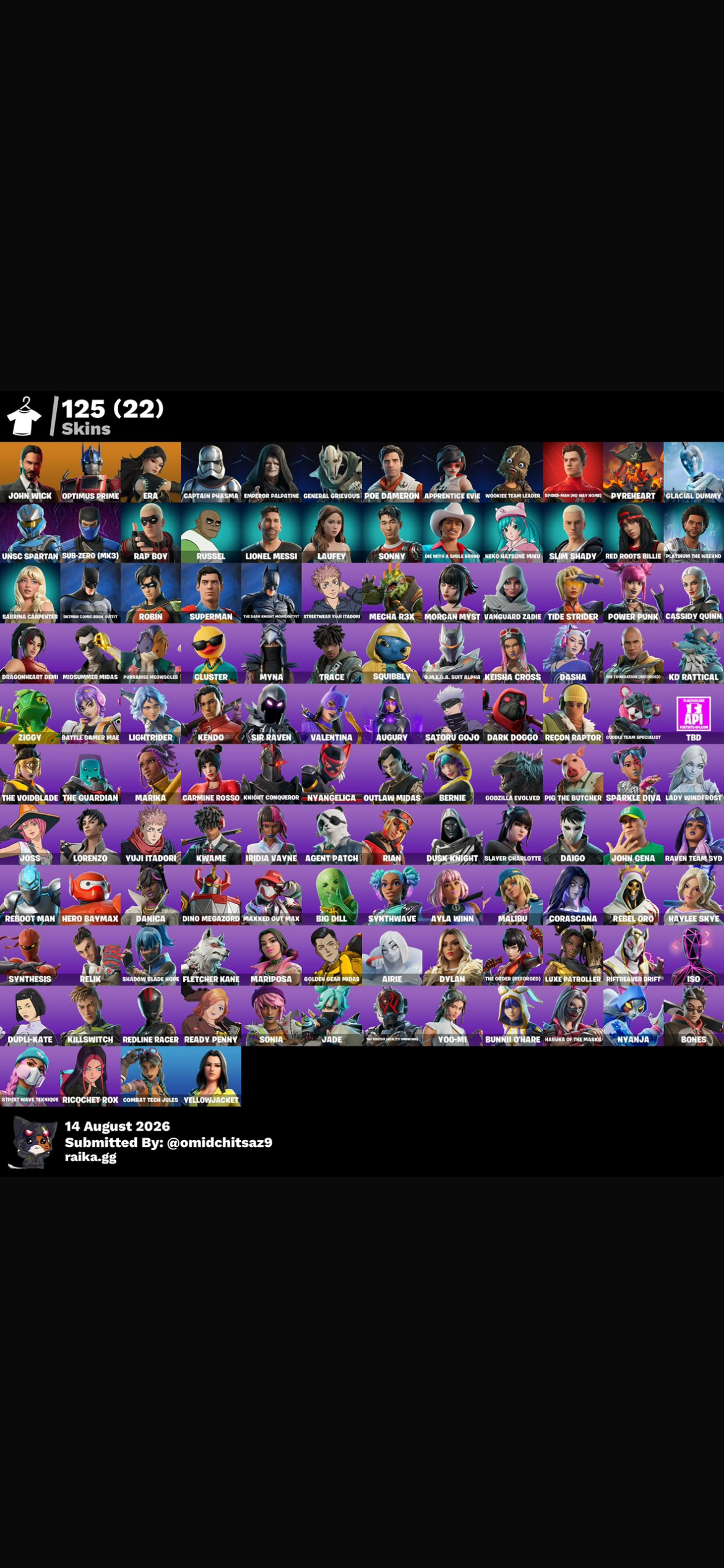 اکانت Fortnite